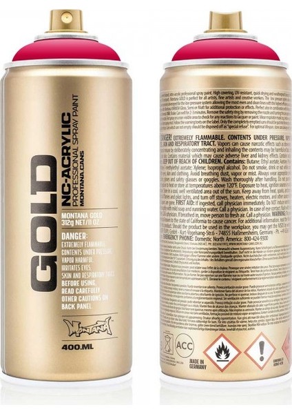 : Gold Akrilik Sprey Boya : 400 ml : Raspberry 3030