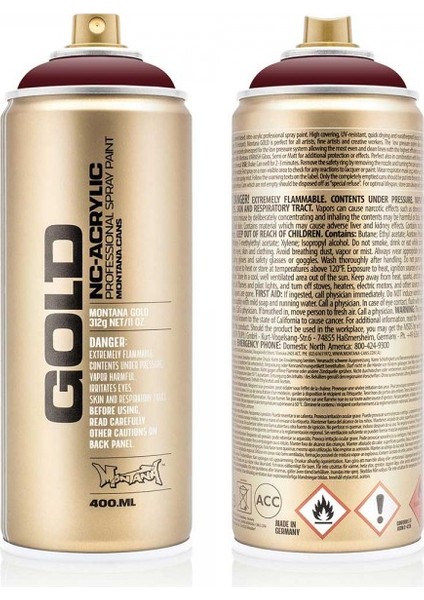 : Gold Akrilik Sprey Boya : 400 ml : Purple Red 3070