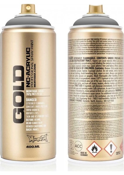 : Gold Akrilik Sprey Boya : 400 ml : Roof 7050