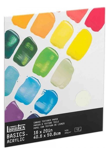 : Basics Akrilik Bloknot : 300 gr : 41 x 51 cm (12 Yaprak)