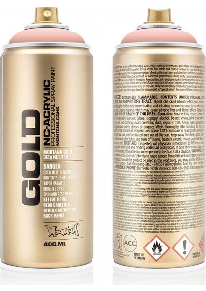 : Gold Akrilik Sprey Boya : 400 ml : Shrimp Pastel CL2100