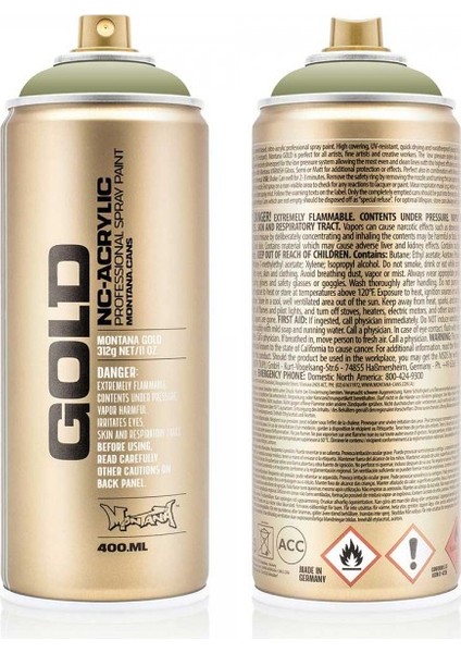 : Gold Akrilik Sprey Boya : 400 ml : Manila Light CL6400