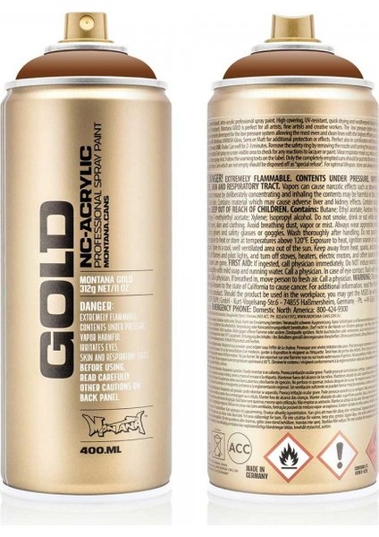 : Gold Akrilik Sprey Boya : 400 ml : Hazelnut CL8310