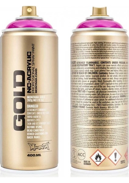 : Gold Akrilik Sprey Boya : 400 ml : Transparent Cherry Blossom T3150