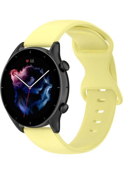 Xiaomi Haylou Rt LS05S Sarı Için Silikon Saat Bandı (Yurt Dışından)