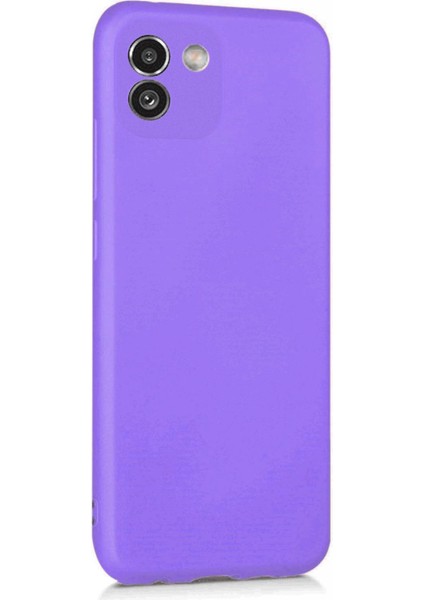 Samsung Galaxy A03 Kılıf Kamera Korumalı Silikon Rubber Arka Kapak