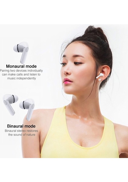 Ete-13 Binaural Stereo Bluetooth Kulaklıklar Siyah (Yurt Dışından)