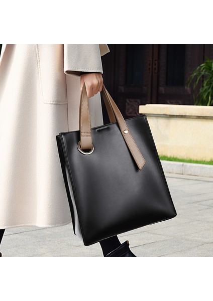 10116 Kadın Pu Deri Omuz Çantası - Siyah (Yurt Dışından) fiyatları