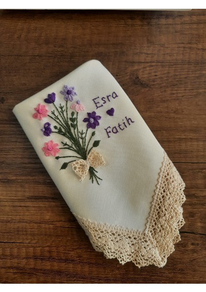 El Işlemeli Söz Mendili