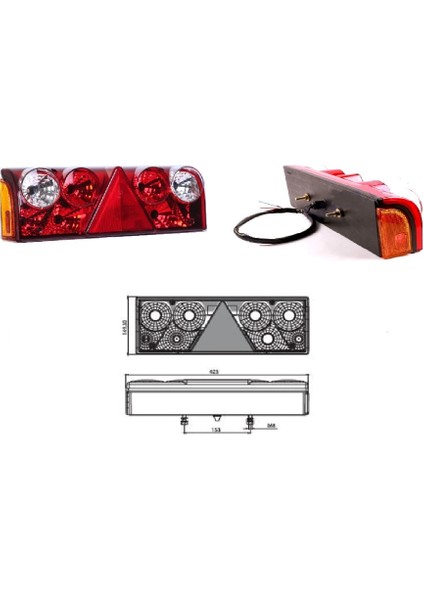 Tır - Dorse Stop Lamba ( Sol ) Eurostar Iı fiyatları