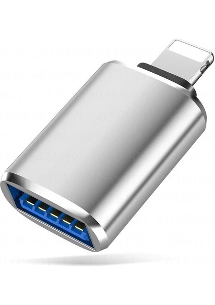 Lightning To Usb Dönüştürücü OTG Flash Bellek Şarj Veri Aktarım Adaptörü İphone 8 X 11 12 13 Uyumlu