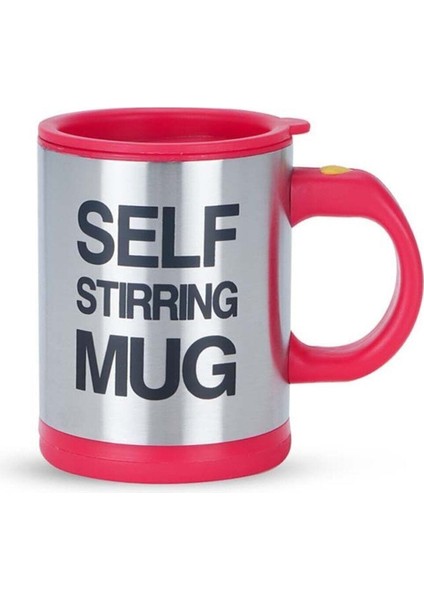 Kendi Kendini Karıştıran Mikser Kupa Termos Bardak; Self Stirring Mug
