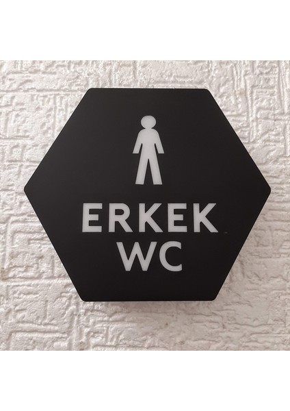 Serisi Işıklı Erkek Wc Yönlendirme Tabelası