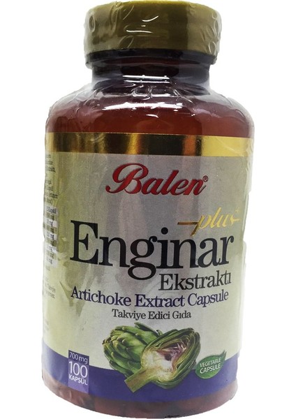 Enginar Ekstraktı Plus - 100 Kapsül