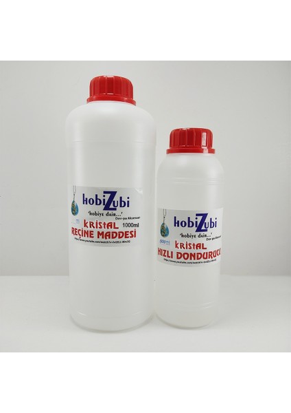 Kristal 3 kg - Kristal Reçine Epoksi Resin Maddesi