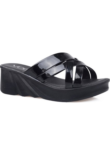 2104 Dolgu Topuk Comfort Casual Kadın Terliği