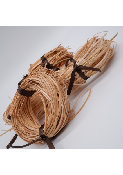Yassı Rattan Doğal Bambu Çubuk 250 Gram Brüt - 2,25MM Rattan Ip