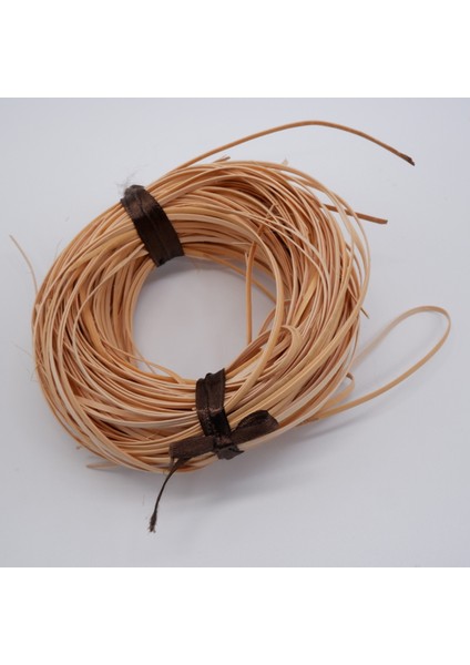 Yassı Rattan Doğal Bambu Çubuk 250 Gram Brüt - 2,25MM Rattan Ip