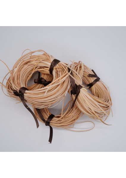 Yassı Rattan Doğal Bambu Çubuk 250 Gram Brüt - 2,25MM Rattan Ip