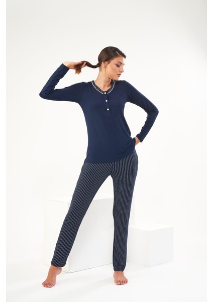 Pjs 22430 Kadın Patlı Pijama Takım