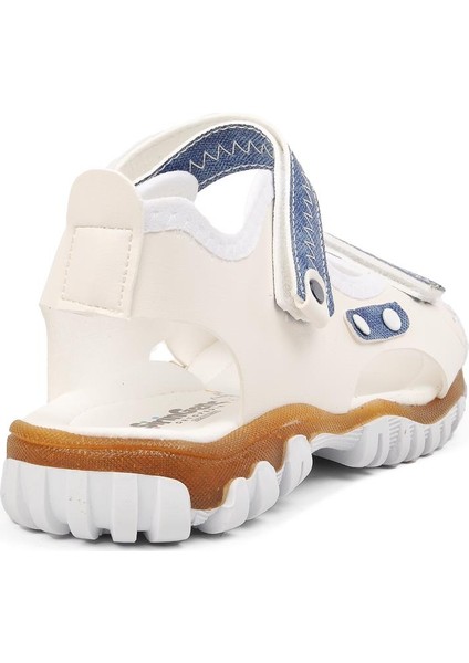 22Y05 F Beyaz-Kot Mavi Erkek Çocuk Sandalet fırsatları