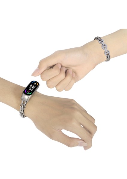 Xiaomi Mi Band 4/3 Gümüş Için Paslanmaz Ste Watch Band (Yurt Dışından) modelleri
