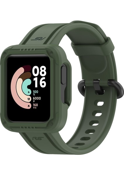 Xiaomi Redmi Için Silikon Izle Band 2 Koyu Yeşil Izle (Yurt Dışından)