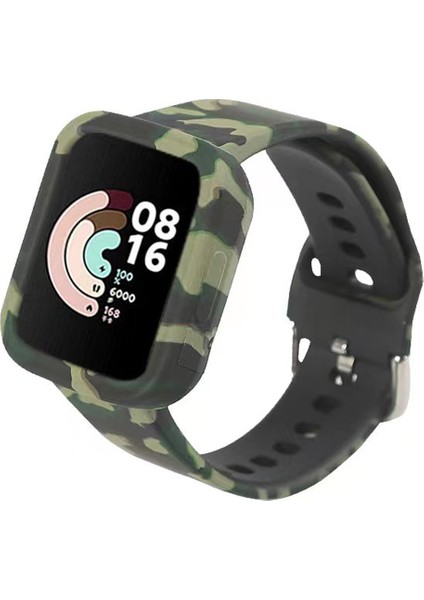 Xiaomi Redmi Için Silikon Izle Band 2/2 Yeşil Ordu (Yurt Dışından)