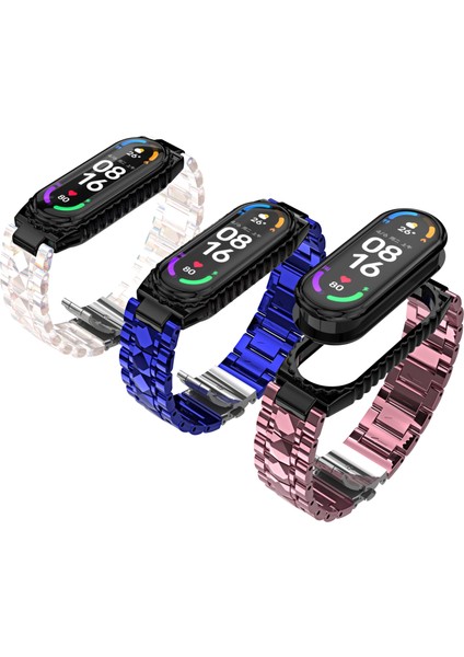 Xiaomi Mi Band 6/5 Şefaf Için Paslanmaz Ste Watchband (Yurt Dışından) fırsatları