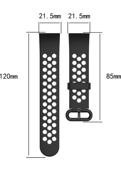 Xiaomi Redmi Için Silikon Saat Bando 2 Siyah Mavi Watch 2 Siyah Mavi (Yurt Dışından) modelleri
