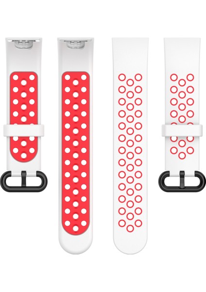 Xiaomi Redmi Için Silikon Izle Band 2 Siyah Beyaz Watch 2 Siyah Beyaz (Yurt Dışından) fırsatları