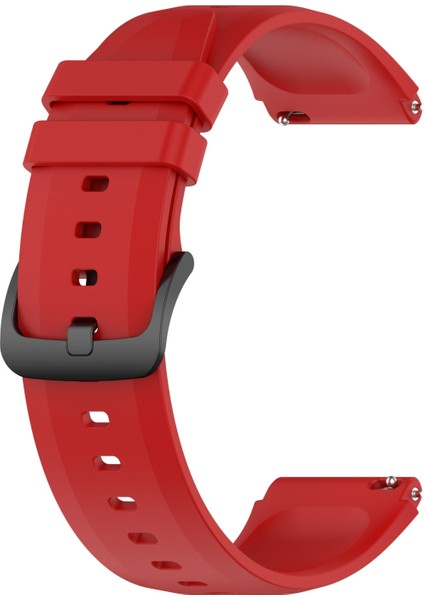 Xiaomi Için 22MM Silikon Saat Bandı S1 Kırmızı (Yurt Dışından)
