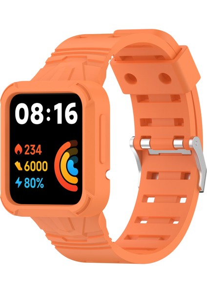 Xiaomi Redmi Için 2 Silikon Watch Band Orange Watch (Yurt Dışından)