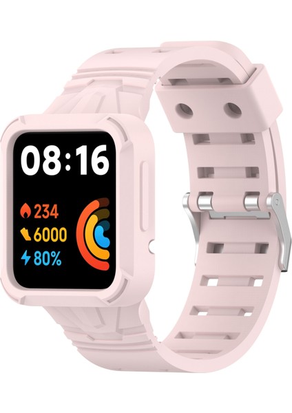 Xiaomi Redmi Için 2 Silikon Izleme Bandını Açık Pembe Izle (Yurt Dışından)