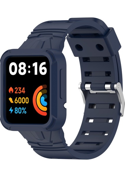 Xiaomi Redmi Için 2 Silikon Watch Band Midnight Blue (Yurt Dışından)