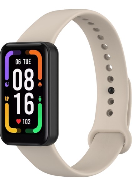 Xiaomi Redmi Band Pro Ivory White Için Silikon Saat Bandı (Yurt Dışından) modelleri