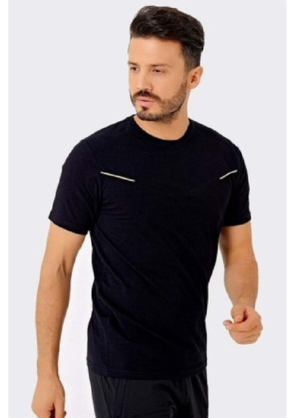 Erkek V Yaka Tişört Pamuk Simple M 3221109