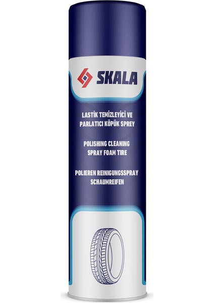 Lastik Temizleyici ve Parlatıcı Köpük Sprey 500 ml