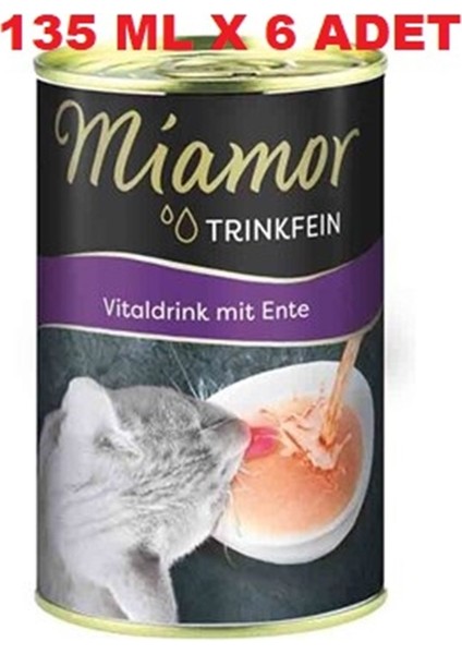 Mıamor Vd Ördekli Kedi Çorbası 135 ml x 6