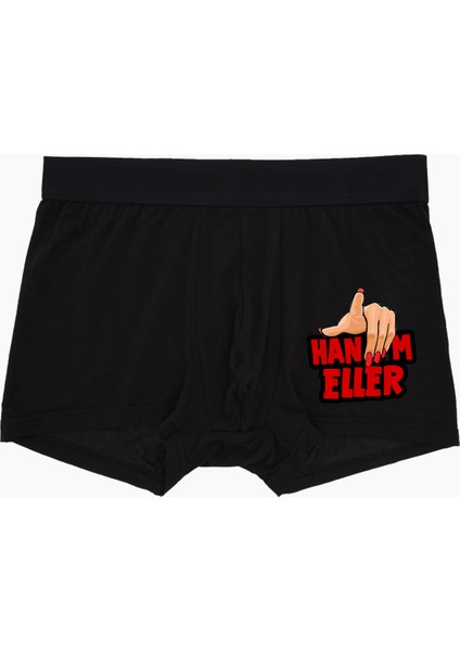 Hanımeller Siyah Boxer