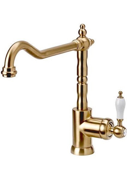 Mutfak Bataryası, Gold Renk Meridyendukkan Metal Yükseklik 28 cm
