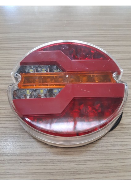 Römork Stop Lamba Seti Neonlu Akar Sinyalli Stop Su Geçirmez 6 Mt. Kablolu, 7 Pin Fişli Hazır