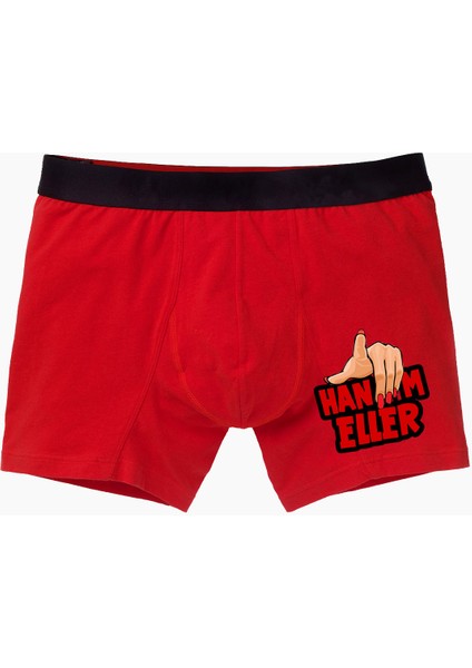 Hanımeller Kırmızı Boxer