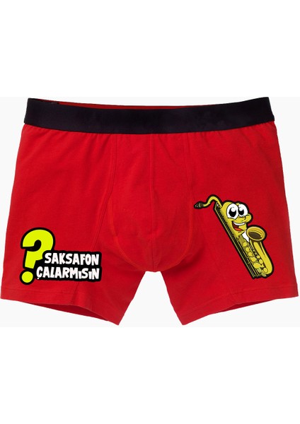 Saksafon Kırmızı Boxer