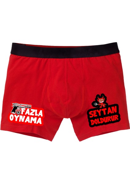 Fazla Oynama Kırmızı Boxer