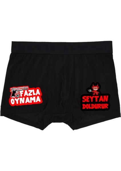 Fazla Oynama Siyah Boxer