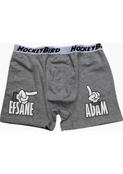 Efsane Adam Gri Boxer