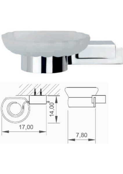 Side Sabunluk Krom 0003921 8699421212271