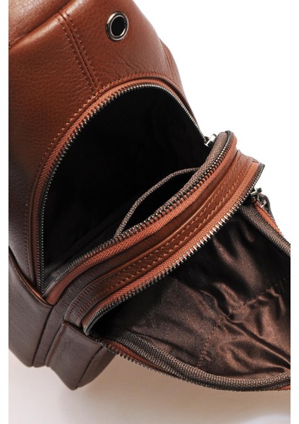 4270 %100 Hakiki Deri Erkek Body Bag Çanta