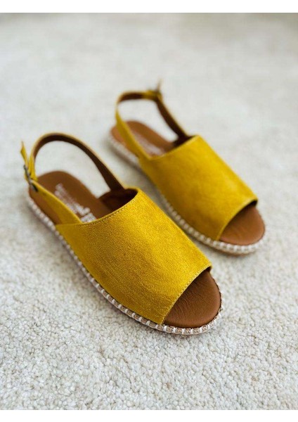 Hardal Süet Sandalet modelleri